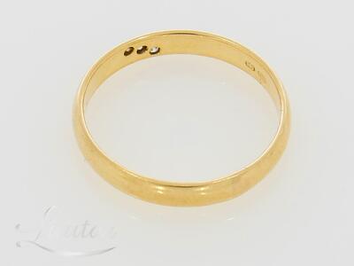 Kuldsõrmus 585*  Briljandid