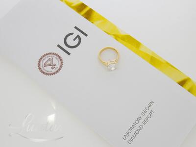 Kuldsõrmus 750* UUS! Briljant 3.02ct