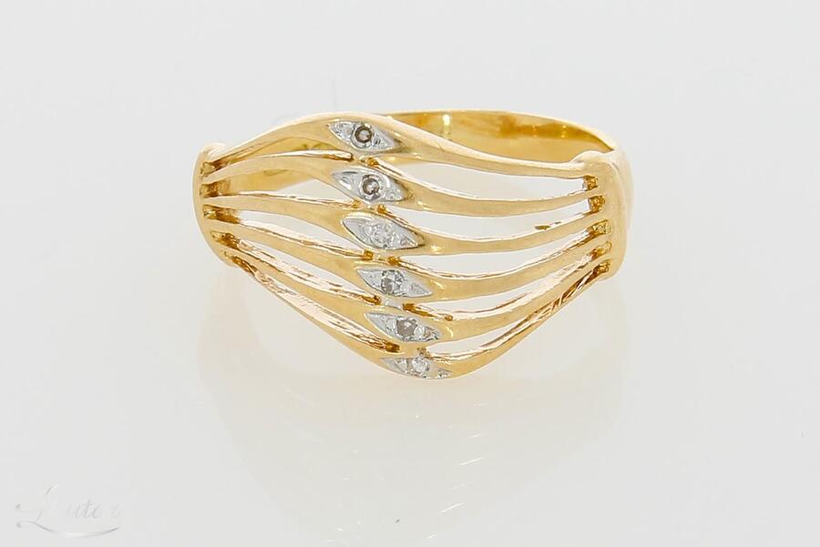 Kuldsõrmus 585* Briljandid!