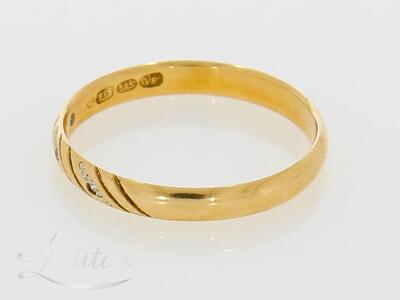 Kuldsõrmus 585* Briljandid