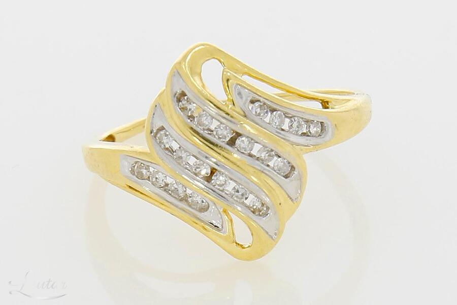 Kuldsõrmus 585* Briljandid