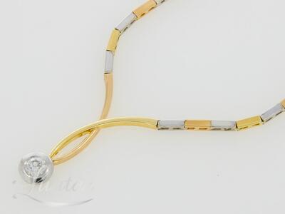 Kuldkaelakett kuloniga 585* Briljant