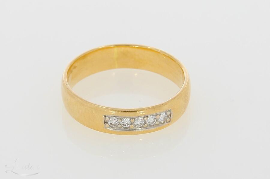 Kuldsõrmus 585* Briljandid