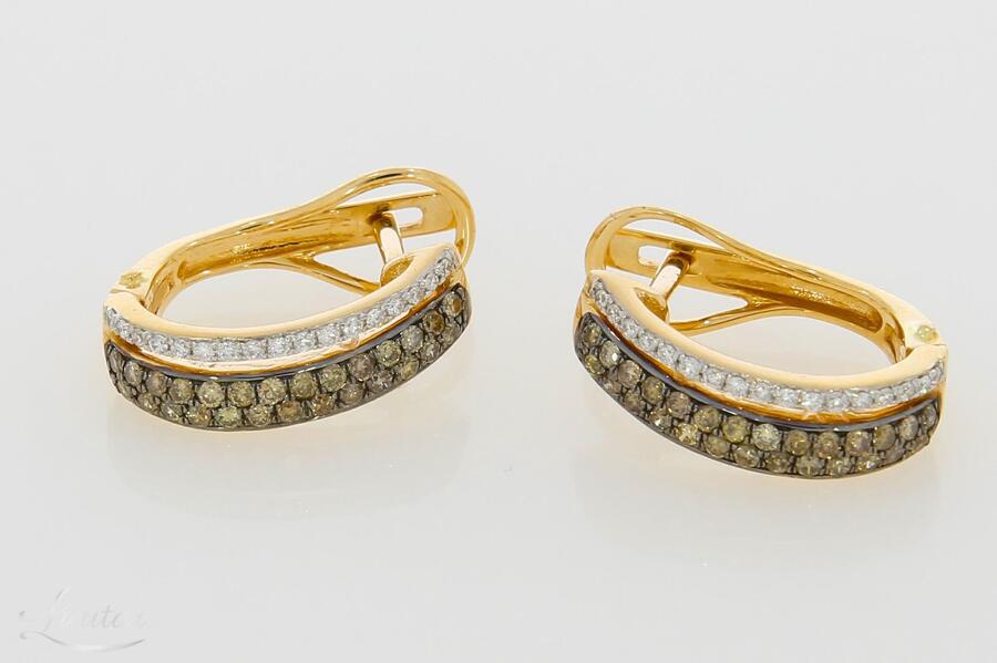 Kuldkõrvarõngad 585* Briljandid