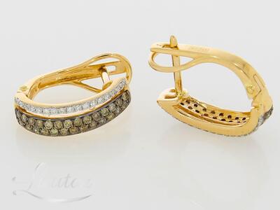 Kuldkõrvarõngad 585* Briljandid