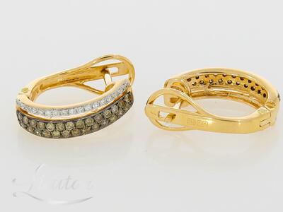 Kuldkõrvarõngad 585* Briljandid