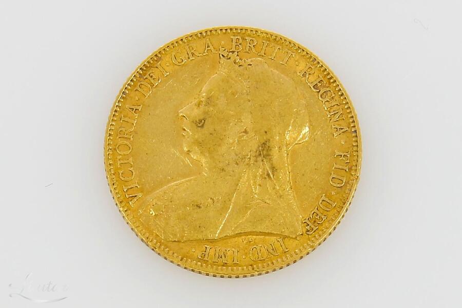 Kuldmünt 917*  United Kingdom 1 Souverain 1900 Queen Victoria 