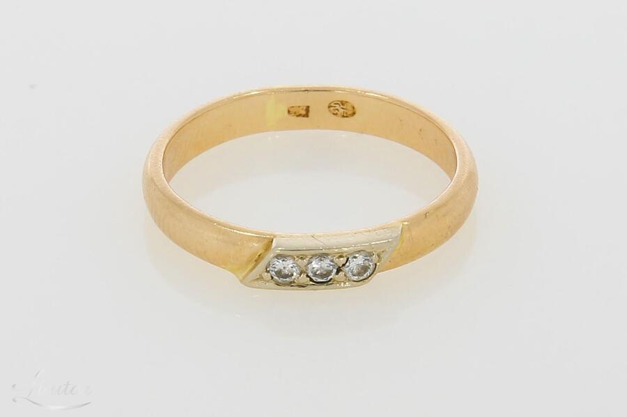 Kuldsõrmus 585* Briljandid