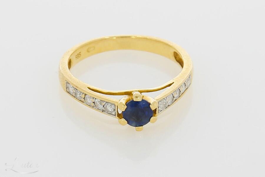 Kuldsõrmus 585* Briljandid