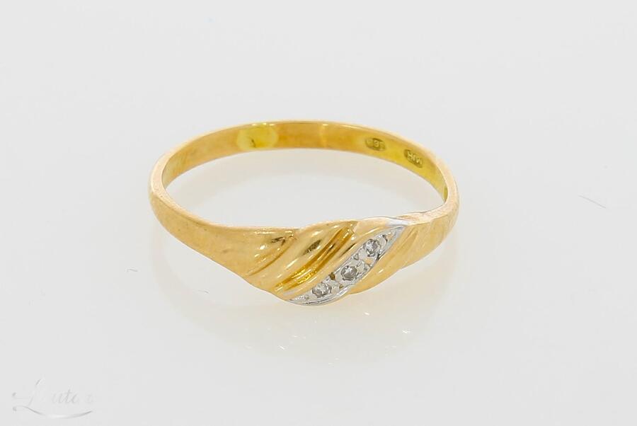 Kuldsõrmus 585* Briljandid