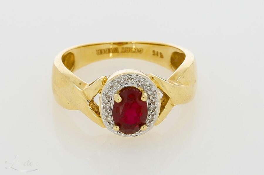 Kuldsõrmus 585* Briljandid