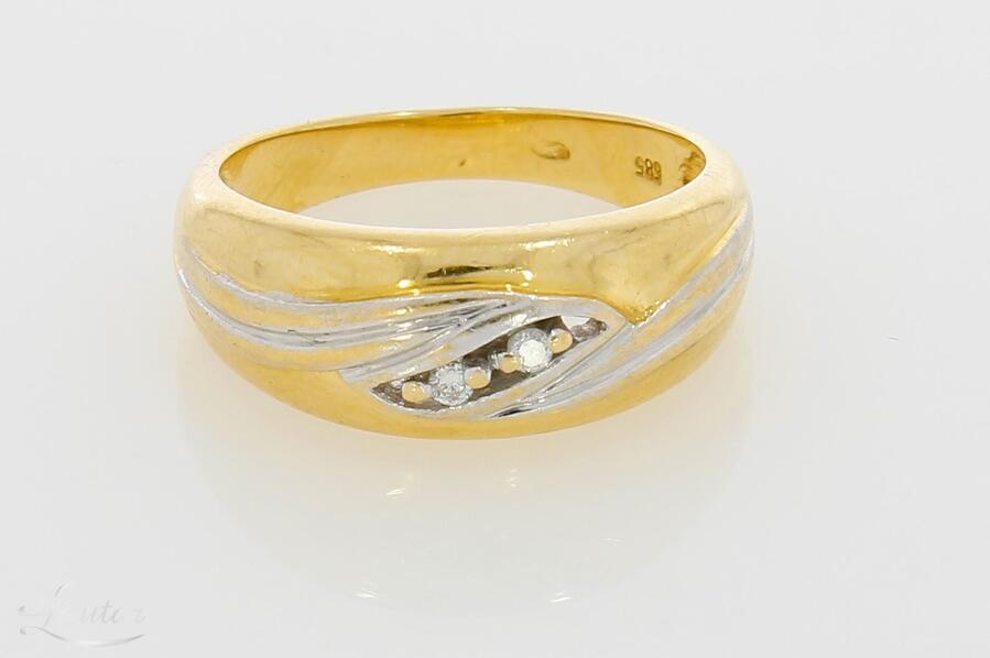 Kuldsõrmus 585* Briljandid