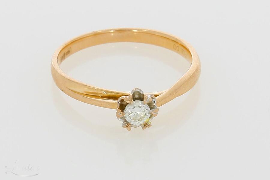 Kuldsõrmus 585* Briljant