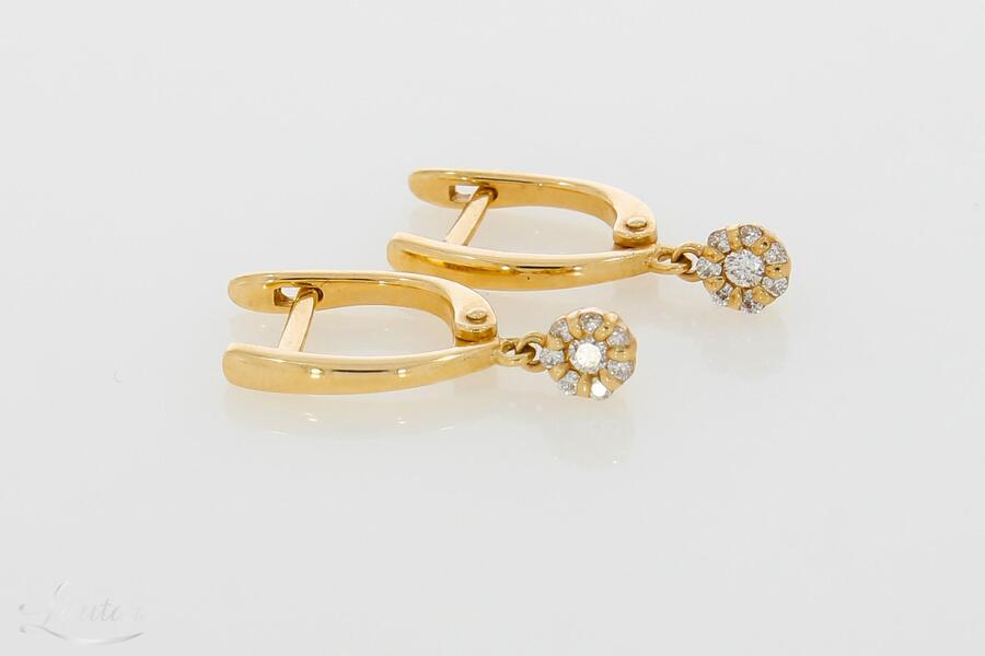 Kuldkõrvarõngad 585* Briljandid!