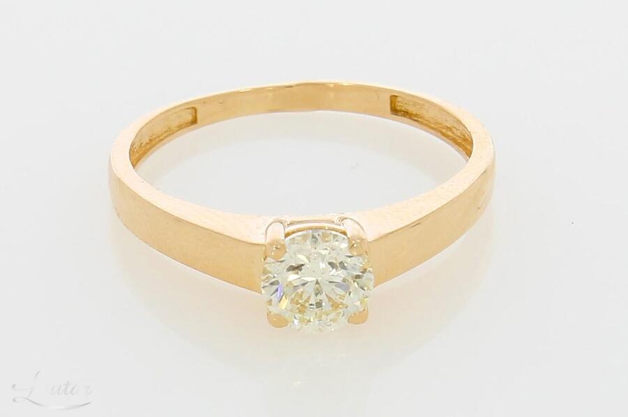 Kuldsõrmus 585* Briljant 0.70ca VS2