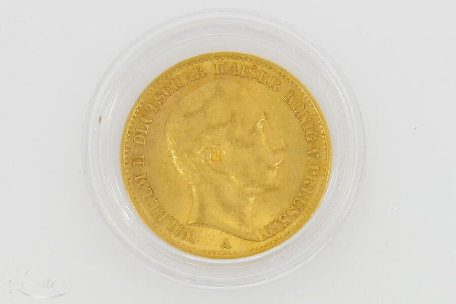 Kuldmünt 900* 20 Mark - William II