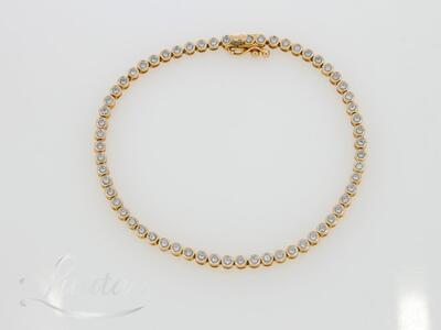 Kuldkäekett 585* Teemantidega 0,77ct