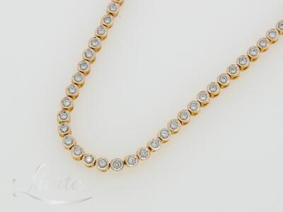 Kuldkäekett 585* Teemantidega 0,77ct