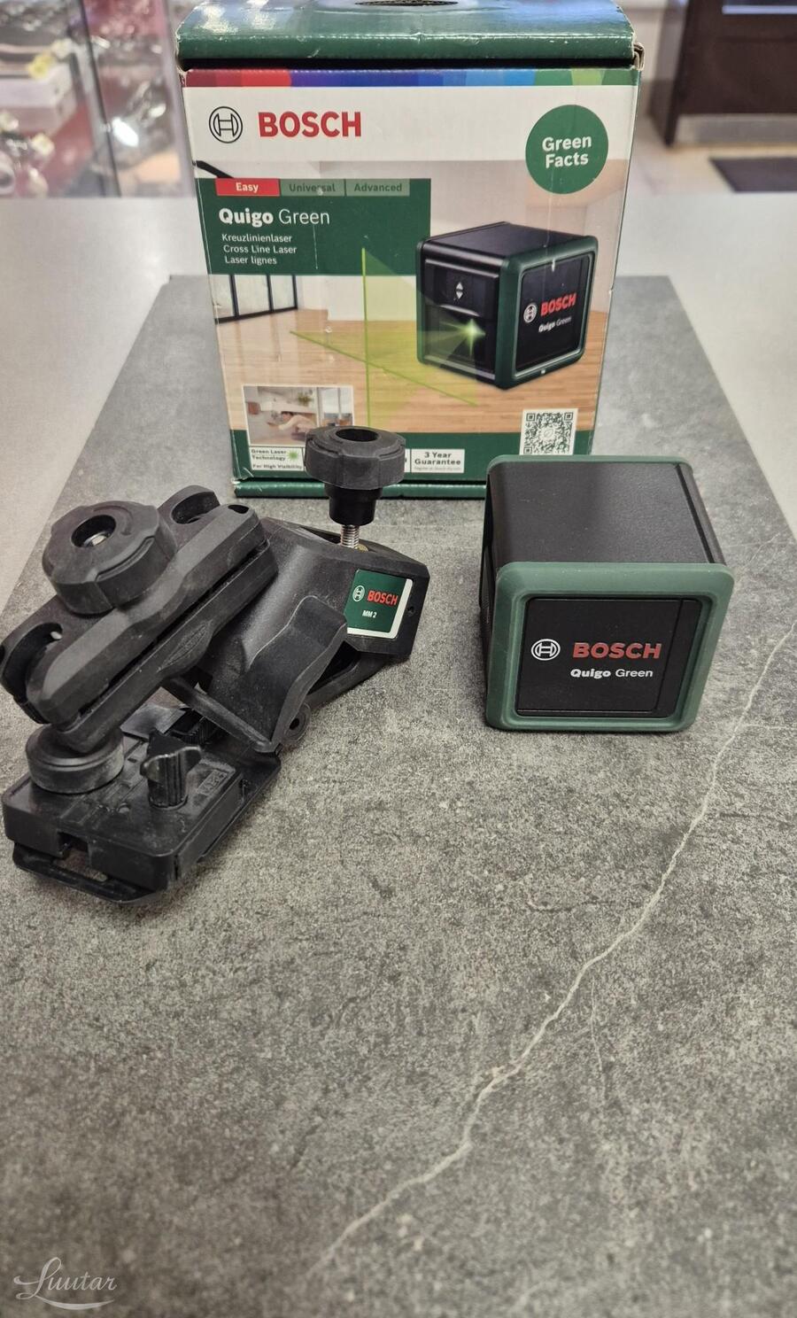 Ristjoonlaser Bosch Quigo Green koos statiiviga MM2