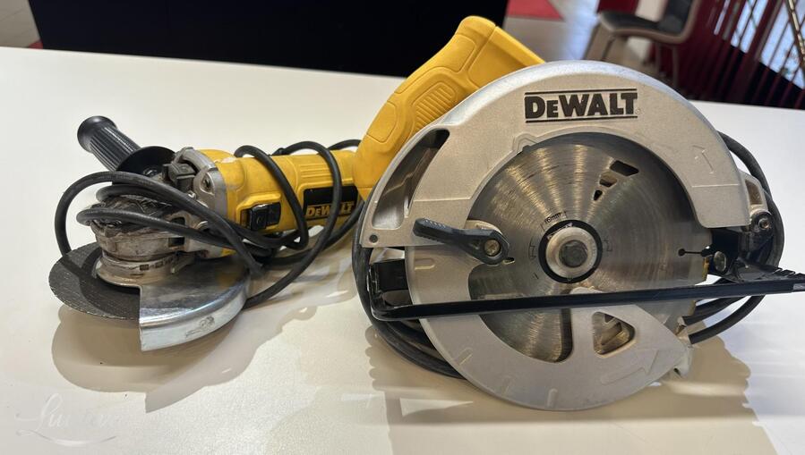 Elektriline ketassaag Dewalt DWE560 / Nurklihvija Dewalt DWE4057