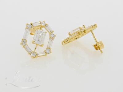 Kuldkõrvarõngad 585* UUED! Briljandid 3.33ct