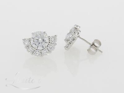 Kuldkõrvarõngad 585* UUED! Briljandid 3.20ct