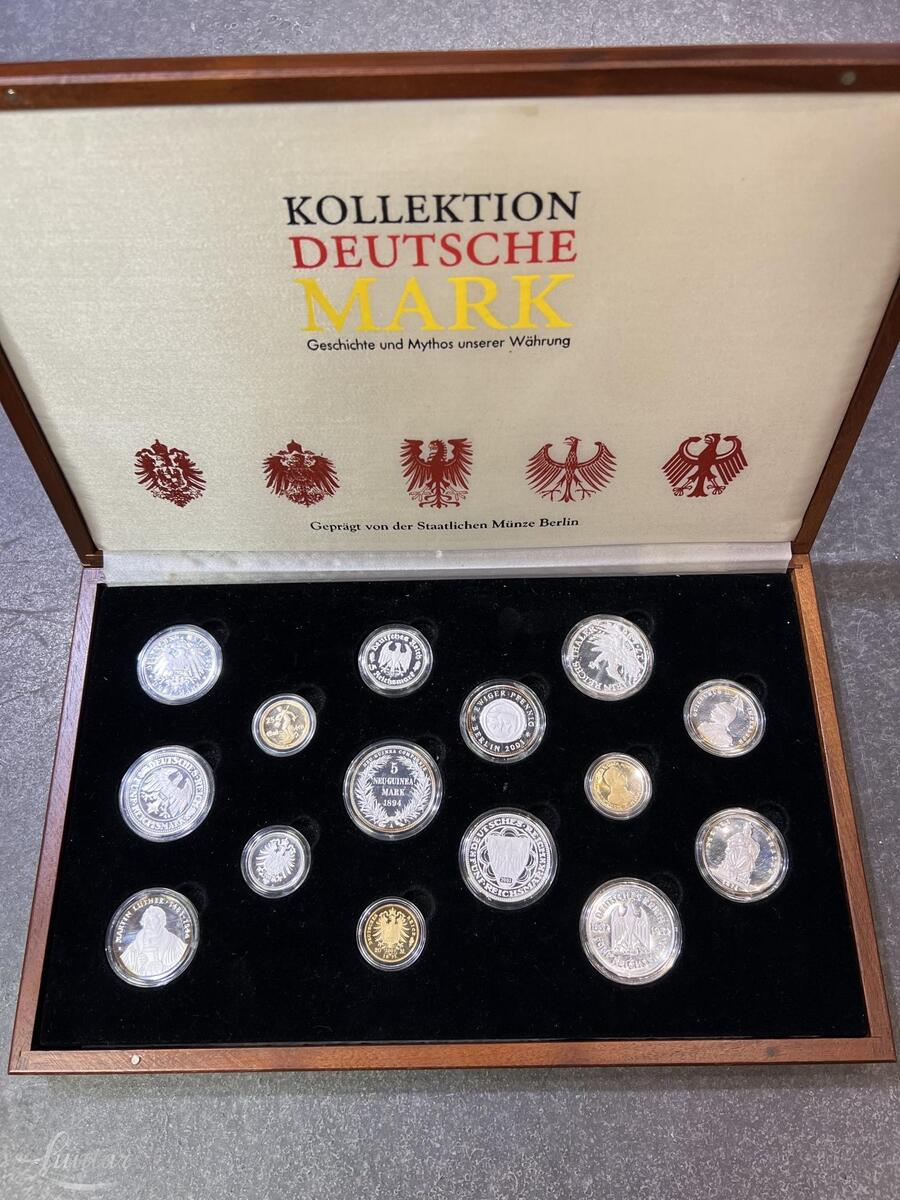 Hõbemüntide kollektsioon Saksa mark