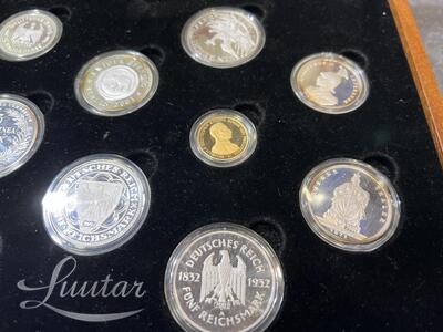Hõbemüntide kollektsioon Saksa mark