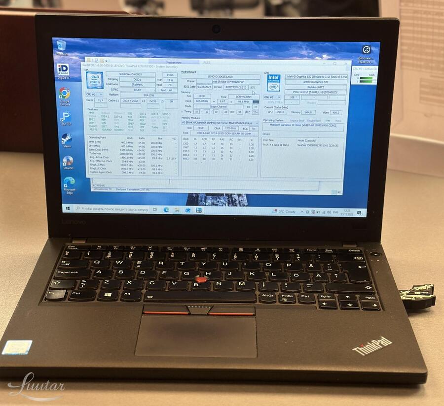 Sülearvuti Lenovo ThinkPad X270