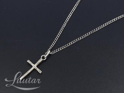 Hõbekaelakett 925* kuloniga Rist