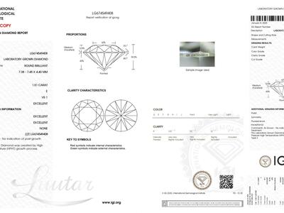 Kuldsõrmus 585* Briljant UUS!