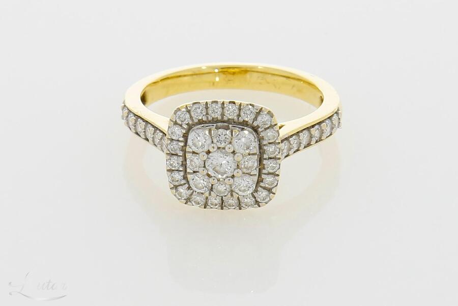 Kuldsõrmus 585* Briljandid