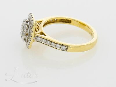 Kuldsõrmus 585* Briljandid