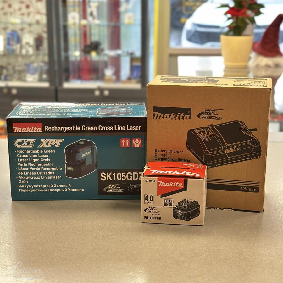 Tööriistakomplekt Makita SK105GDZ+DC10SB+BL1041B