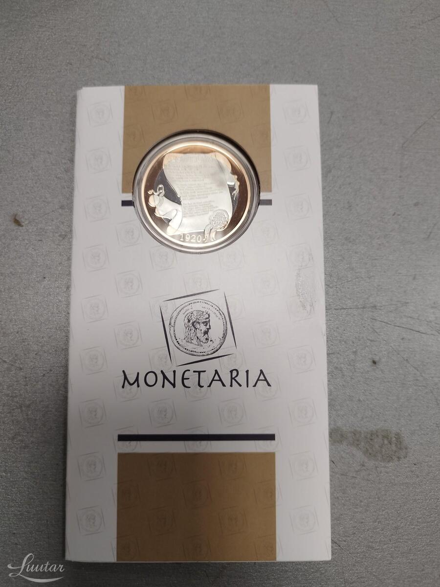 Meenemünt Eesti Hümnile pühendatud medal 2021a