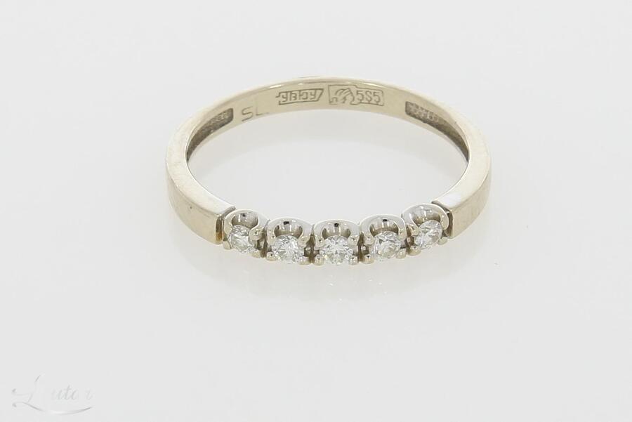 Kuldsõrmus 585* Briljandid 0.15ct
