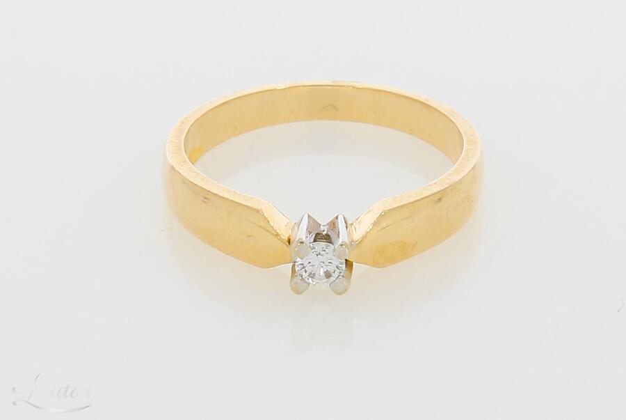 Kuldsõrmus 585* Briljant