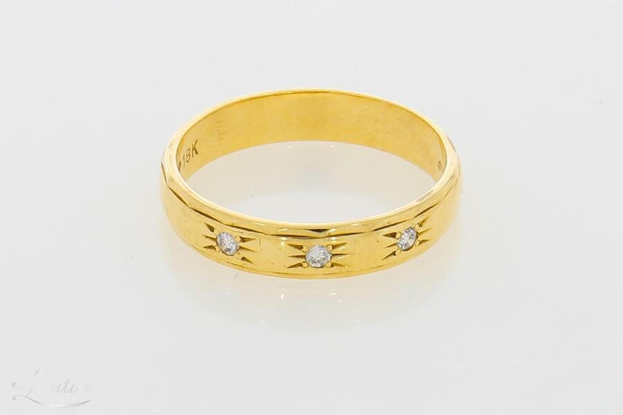 Kuldsõrmus 750*Briljandid!