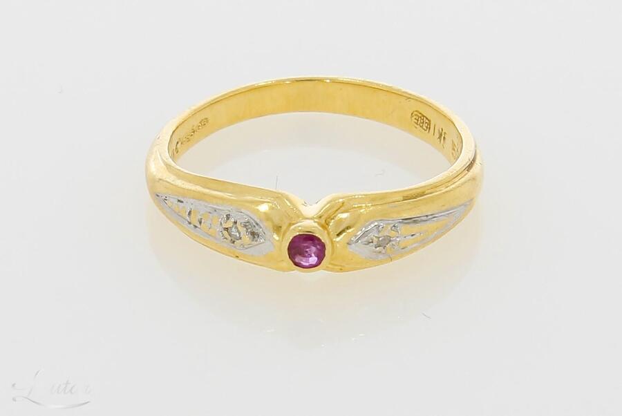 Kuldsõrmus 585*Briljandid!