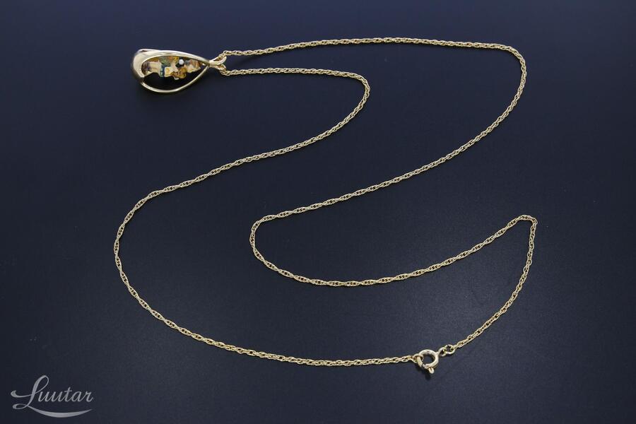 Mitteväärismetallist kaelakett kuloniga