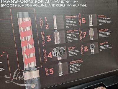 Multistyler GA.MA Vibrance UniQ, 1500 W, dark grey/pink