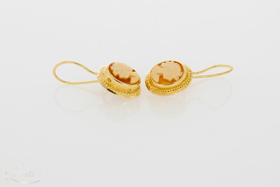 Kuldkõrvarõngad 585* Camee