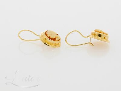 Kuldkõrvarõngad 585* Camee