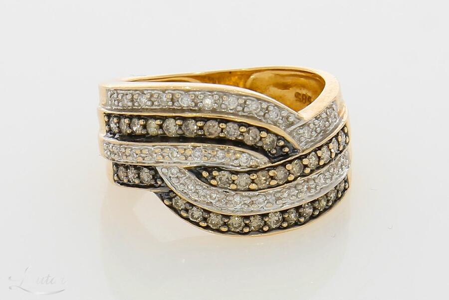 Kuldsõrmus 585* Briljandid