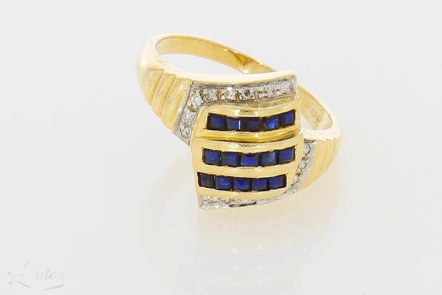 Kuldsõrmus 585* Briljandid