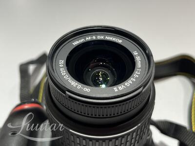 Kaamera Nikon D5100 + Objektiiv Nikon AF-S DX Nikkor 18-55mm