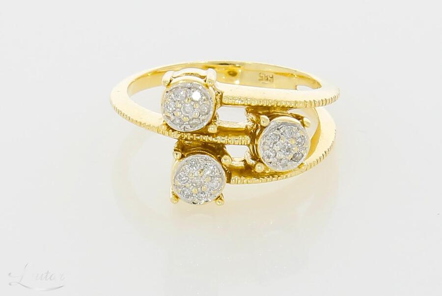 Kuldsõrmus 585*Briljandid