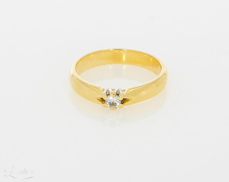 Kuldsõrmus 585* Briljant 0.10ct