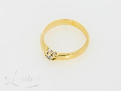 Kuldsõrmus 585* Briljant 0.10ct