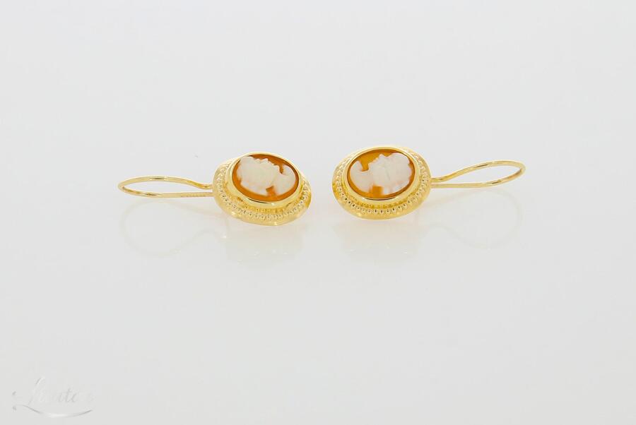 Kuldkõrvarõngad 585* Camee
